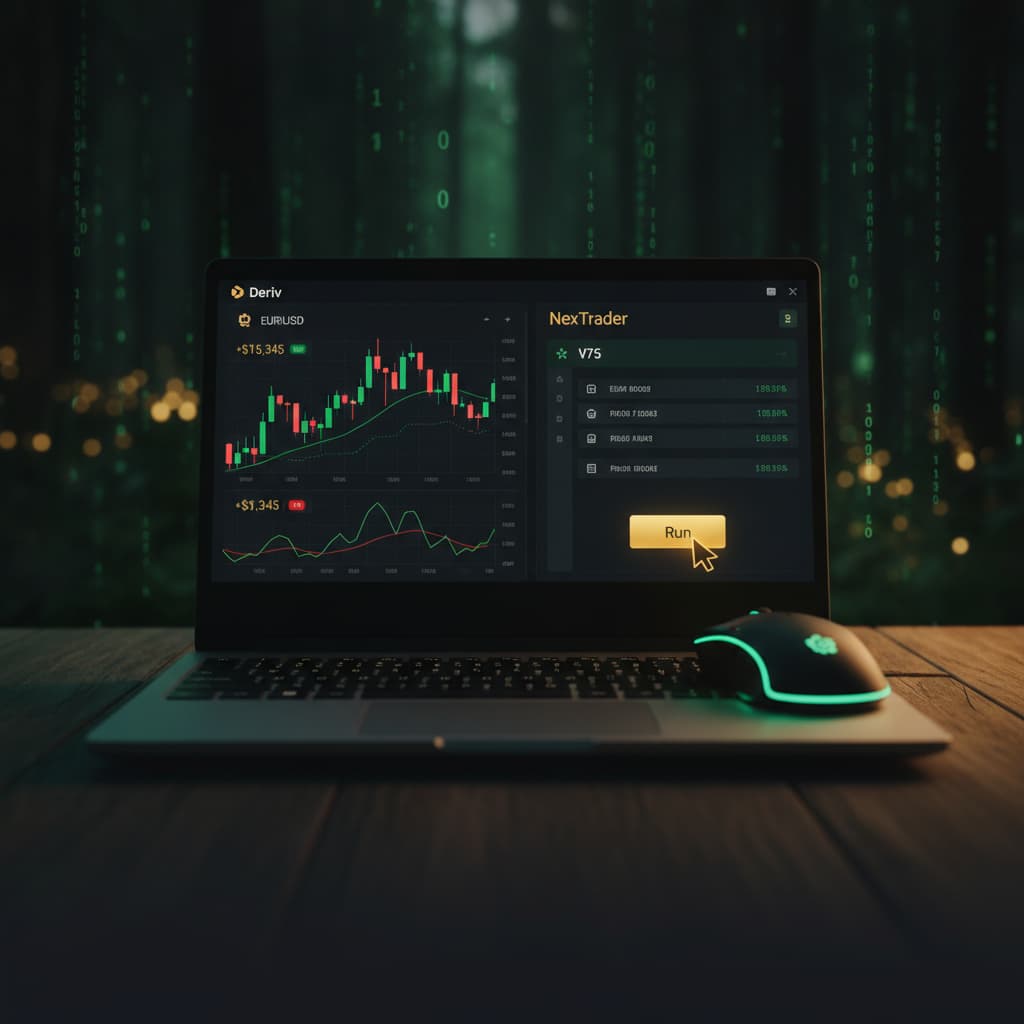 How to Run Your First Free Deriv Bot: 1-Tick Trading with NexTrader