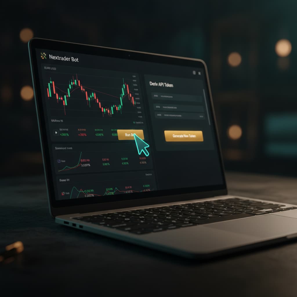 How to Connect Deriv API & Run Your First Free Deriv Bot on Nextrader