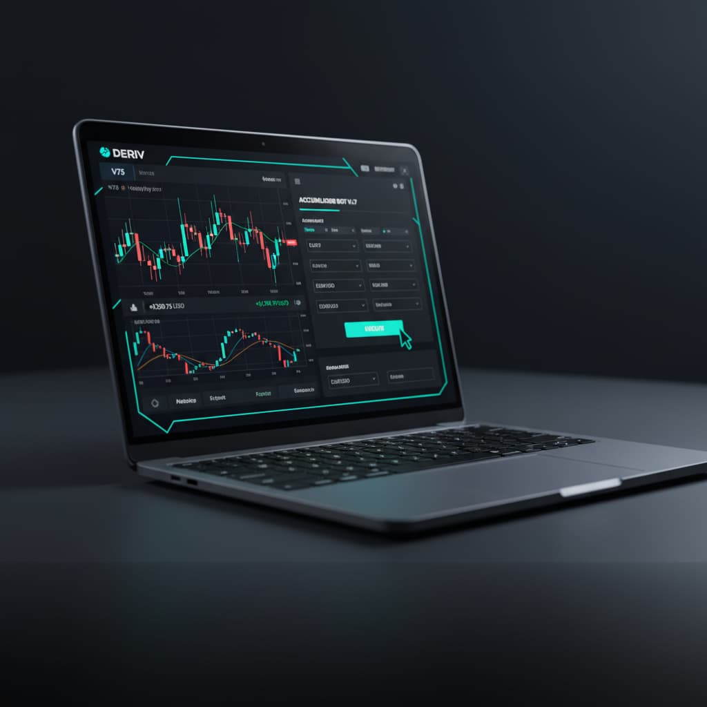 How to Activate & Trade Deriv V75 with Nextrader Accumulator Bot: Step-by-Step Guide