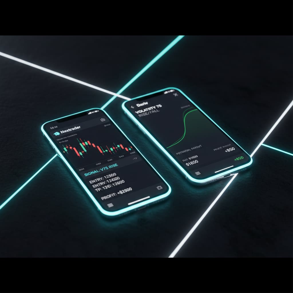How to Trade Deriv V75 with Nextrader Telegram Signals Step-by-Step