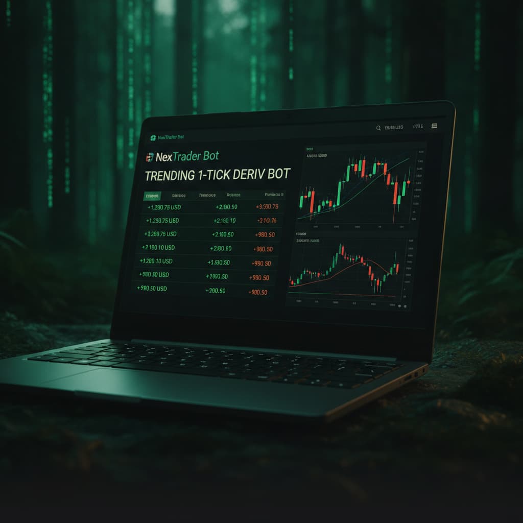 How to Find & Run Trending Free 1-Tick Deriv Bots on NexTrader Bot