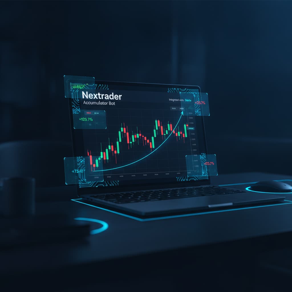 How to Use Nextrader Accumulator for 1x-5x Deriv Growth with Deriv Bots