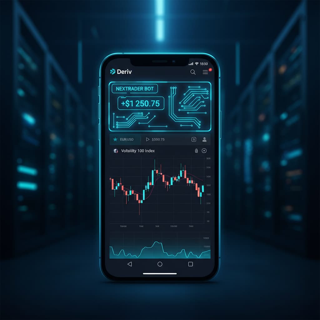 How to Use Nextrader Accumulator for Deriv Volatility 100 Bot Trading