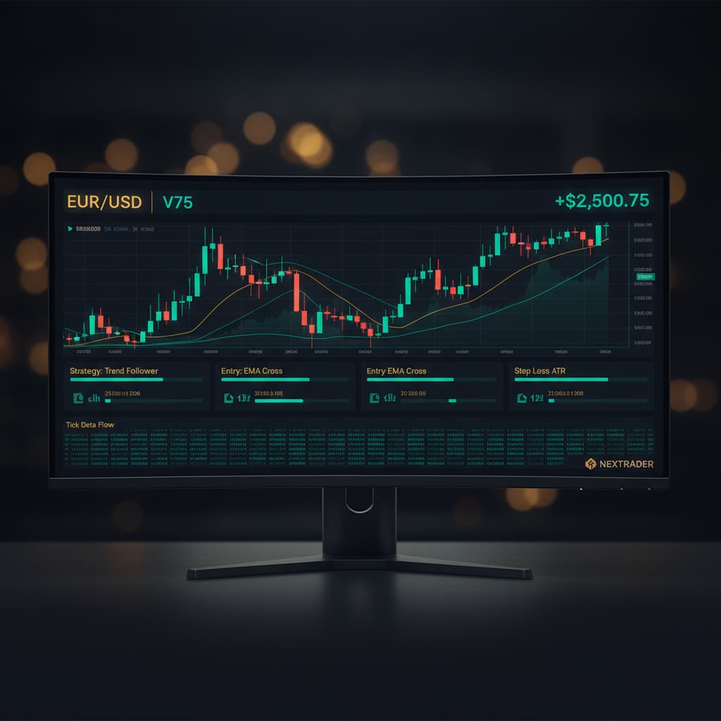 NexTrader's Free Deriv Bot: Advanced Tick, Indicator & Candle Strategies