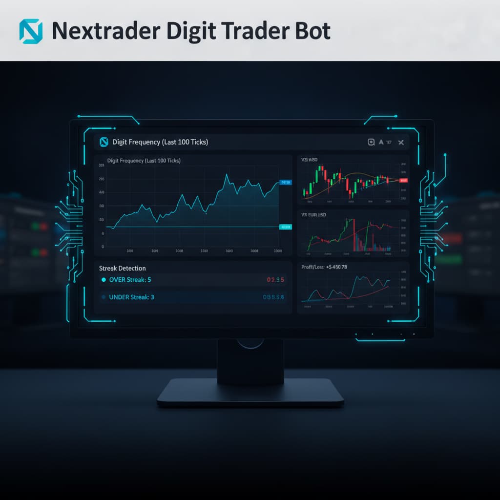Step-by-Step: Predict Deriv Digit Over/Under with Nextrader Deriv Bots