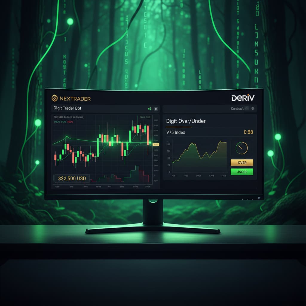 Step-by-Step: Predict Deriv Digit Over/Under with Nextrader Deriv Bots