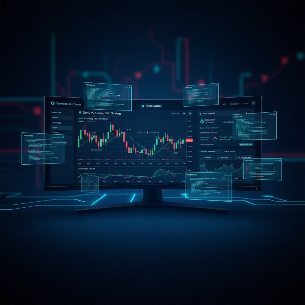 How to Automate Deriv V75 Rise/Fall with Nextrader Bot & Volatility Pulse Strategy