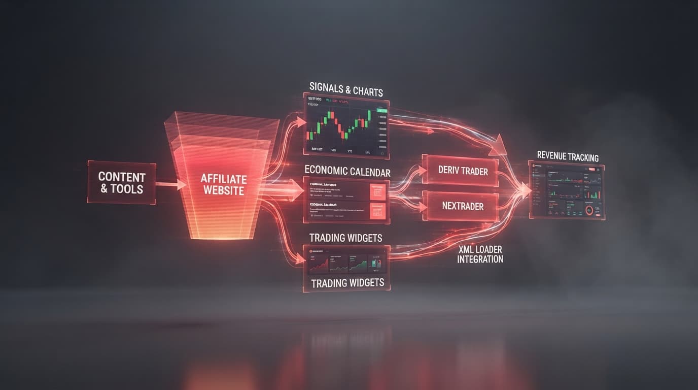 Trading Affiliate Website: Utility Funnel & RevShare Guide