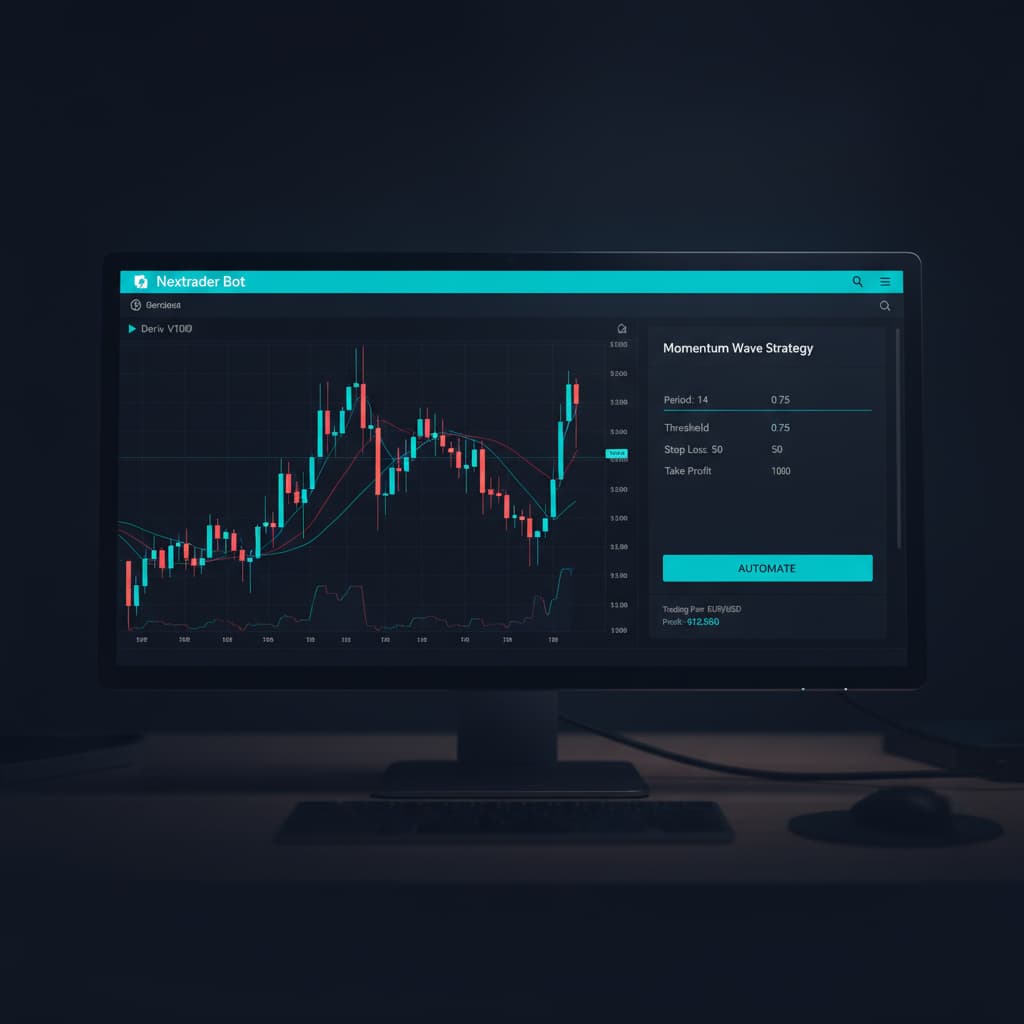 How to Automate Deriv V100 Trades with Nextrader Deriv Bots & Momentum Wave Strategy