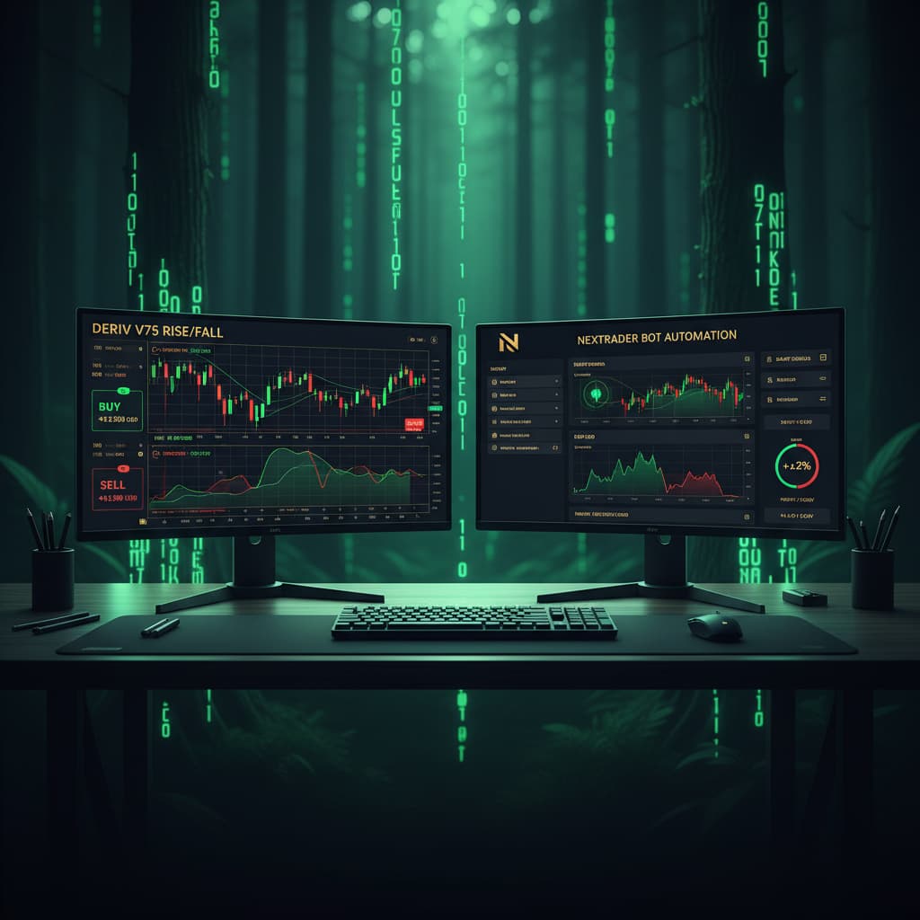 How to Automate Deriv V75 Rise/Fall Trades with Nextrader Deriv Bots
