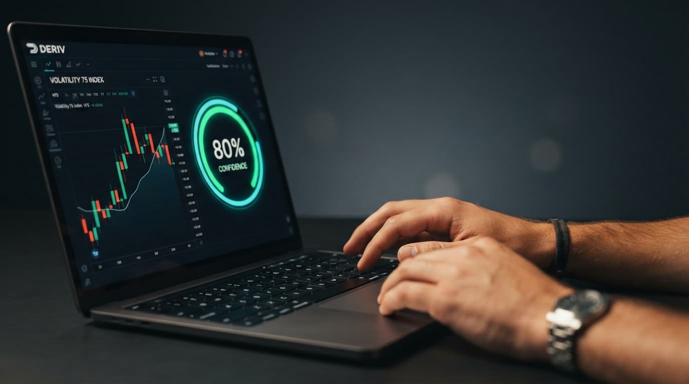 Step-by-Step V75 (1s) Trading with 80% Confidence Thresholds