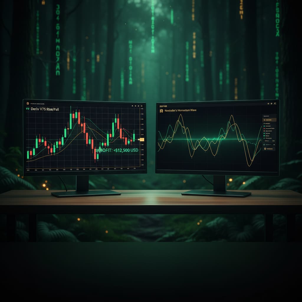 How to Trade V75 Rise/Fall: Nextrader MACD Signals & Deriv Bots